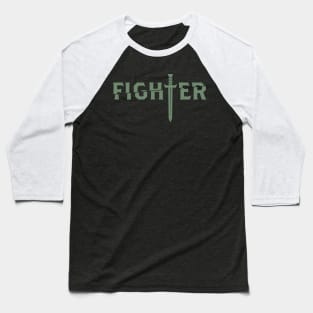 The DnD Classes: Fighter Baseball T-Shirt